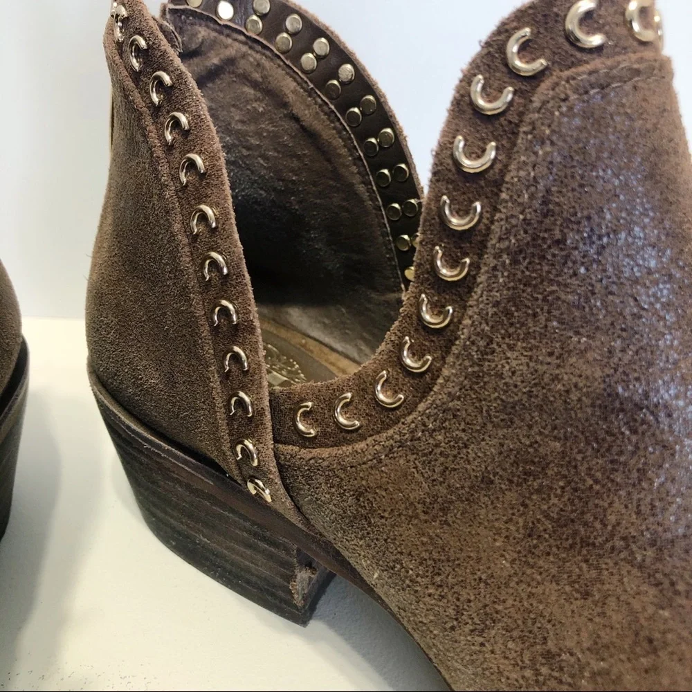 Vince Camuto Prafinta Suede Cutout Ankle‎ Boots